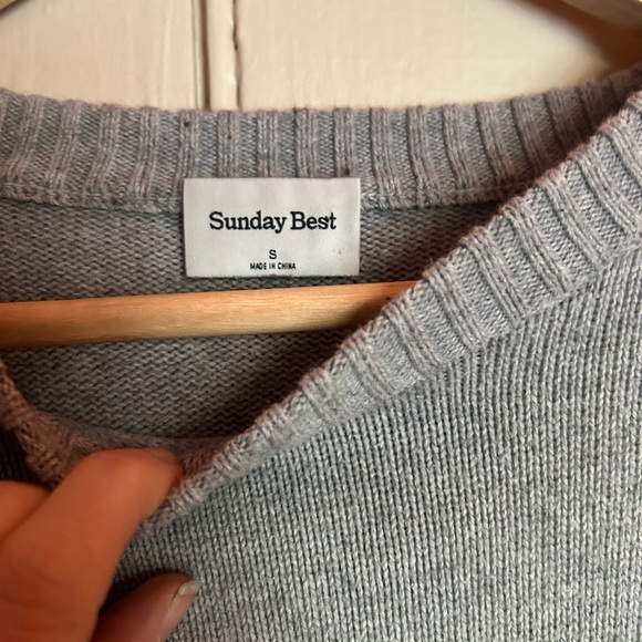 Sunday Best Argyle Top - Academia cashmere blend - Picture 3 of 5